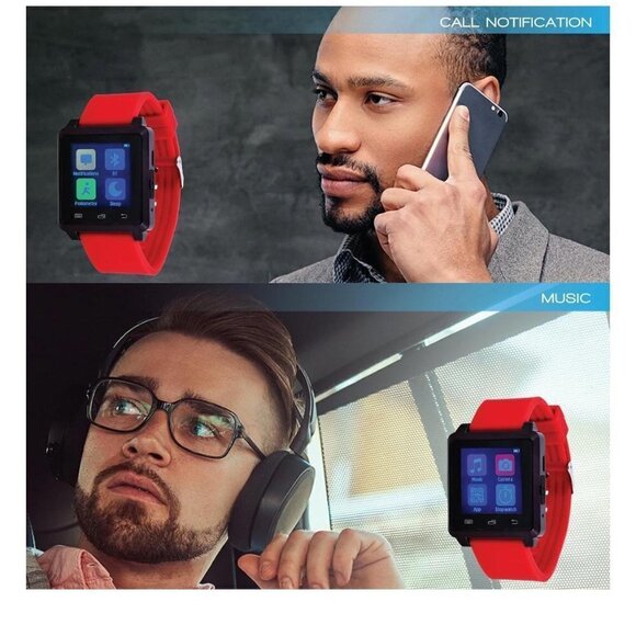 U.S. Polo Assn. Adult Unisex Smart Watch with Silicone Strap in Grey (US9696BU) - Picture 5 of 11